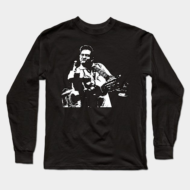 Johnny Cash Long Sleeve T-Shirt by big_owl